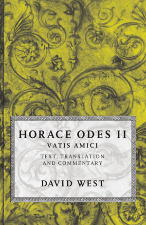 Horace Odes II: Vatis Amici,Used