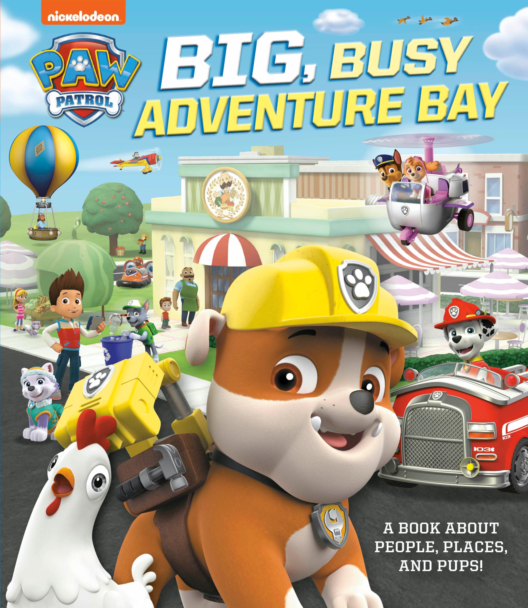Big, Busy Adventure Bay: A Book About People, Places, and Pups! (PAW Patrol),Used