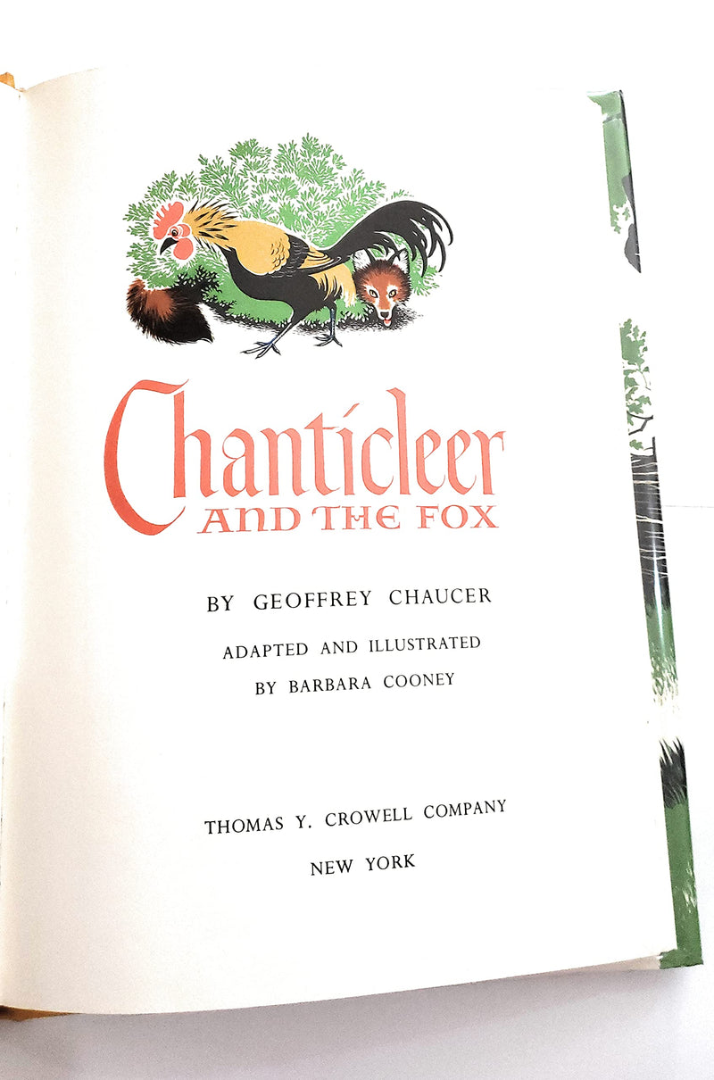 Chanticleer And The Fox: A Caldecott Award Winner,Used