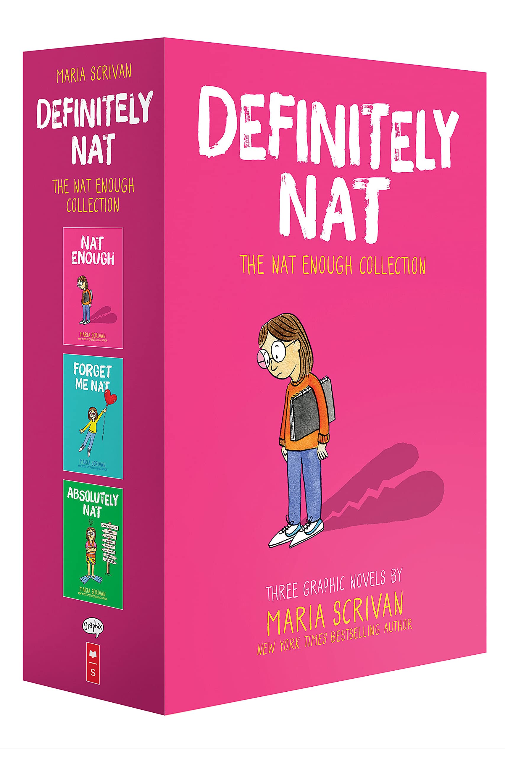 Definitely Nat: A Graphic Novel Box Set (Nat Enough #13),Used