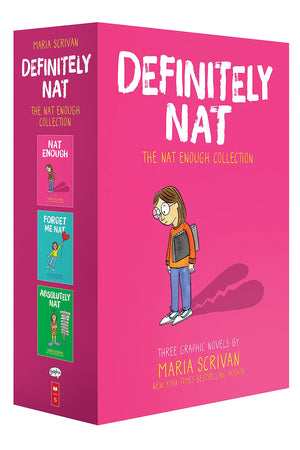 Definitely Nat: A Graphic Novel Box Set (Nat Enough #13),Used