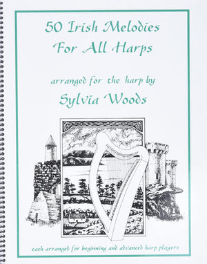 50 Irish Melodies for All Harps,Used