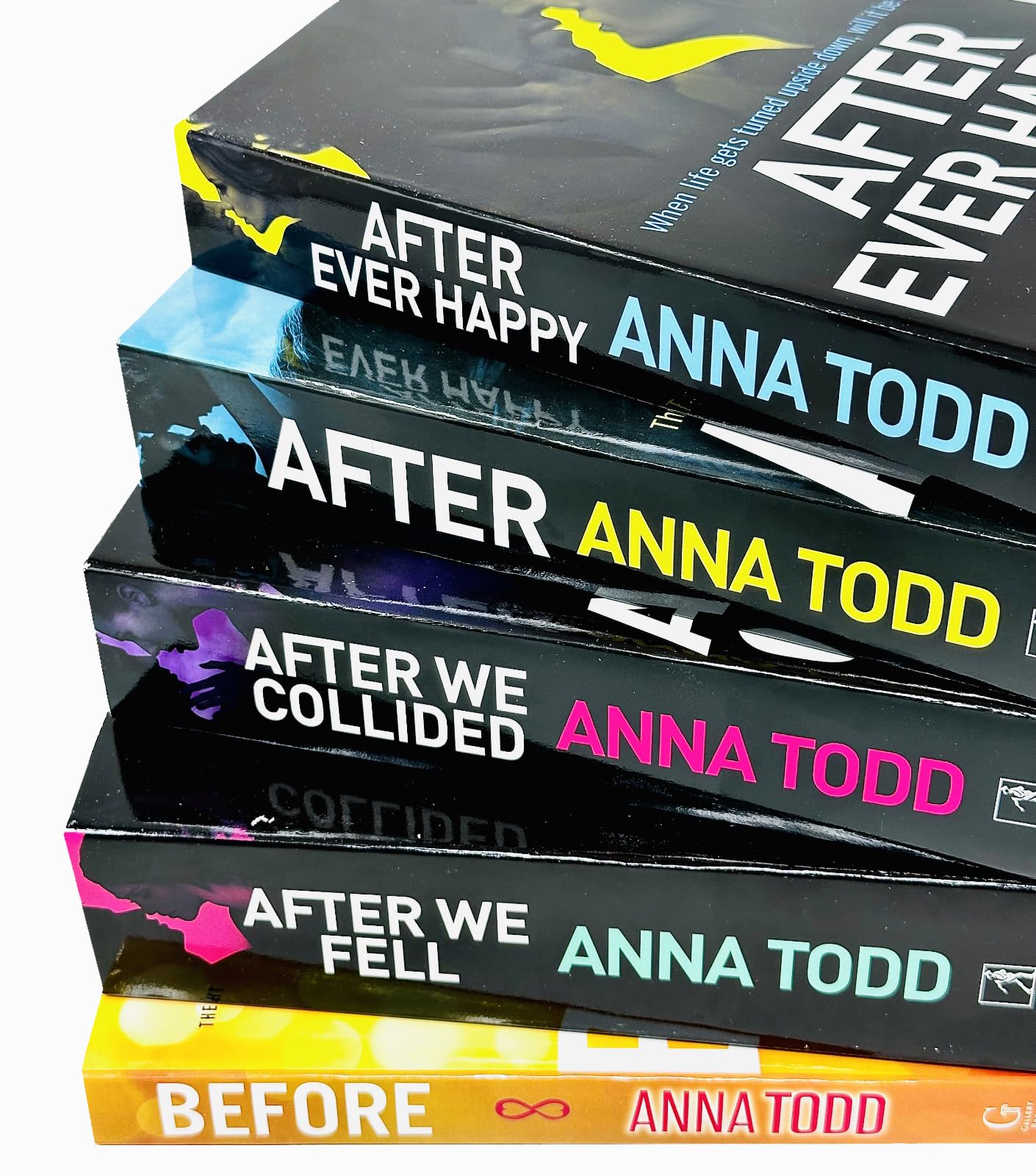 The Complete After Series Collection 5 Books Box Set by Anna Todd (After Ever Happy, After, After We Collided, After We Fell, Be,New