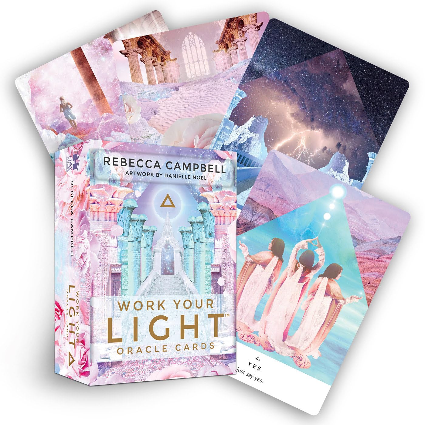 Work Your Light Oracle Cards: A 44Card Deck and Guidebook,Used