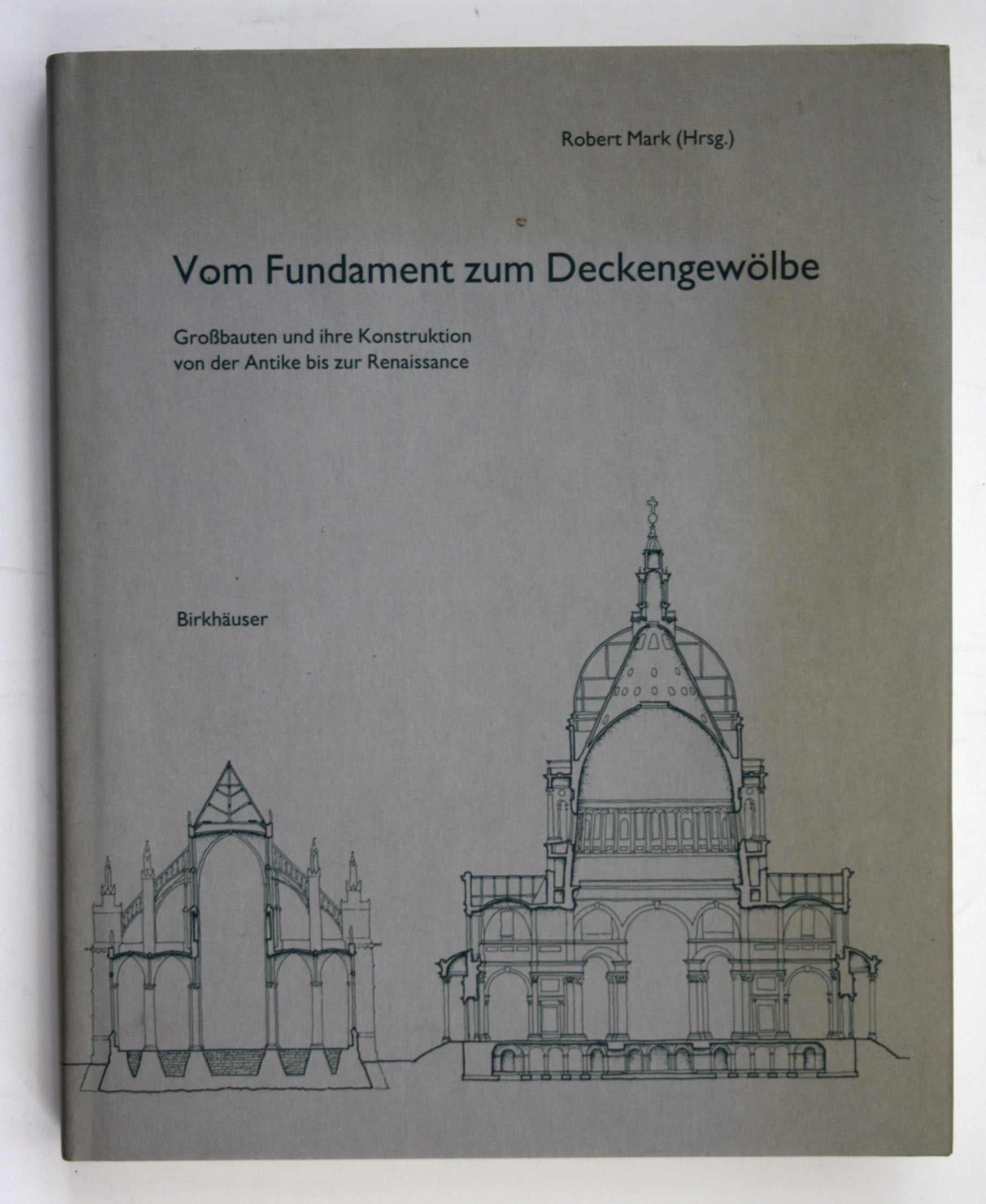 Vom Fundament zum Deckengewlbe: Grobauten und ihre Konstruktion von der Antike bis zur Renaissance (German Edition),Used