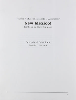 New Mexico!, 3rd Revised Editon, Teacher Guide,Used