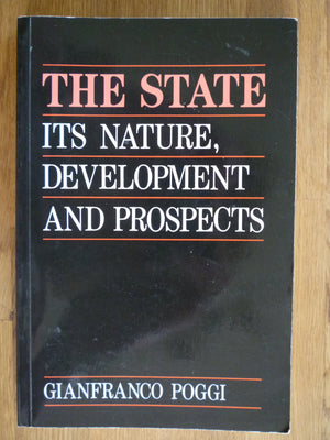 The State: Its Nature, Development and Prospects,Used