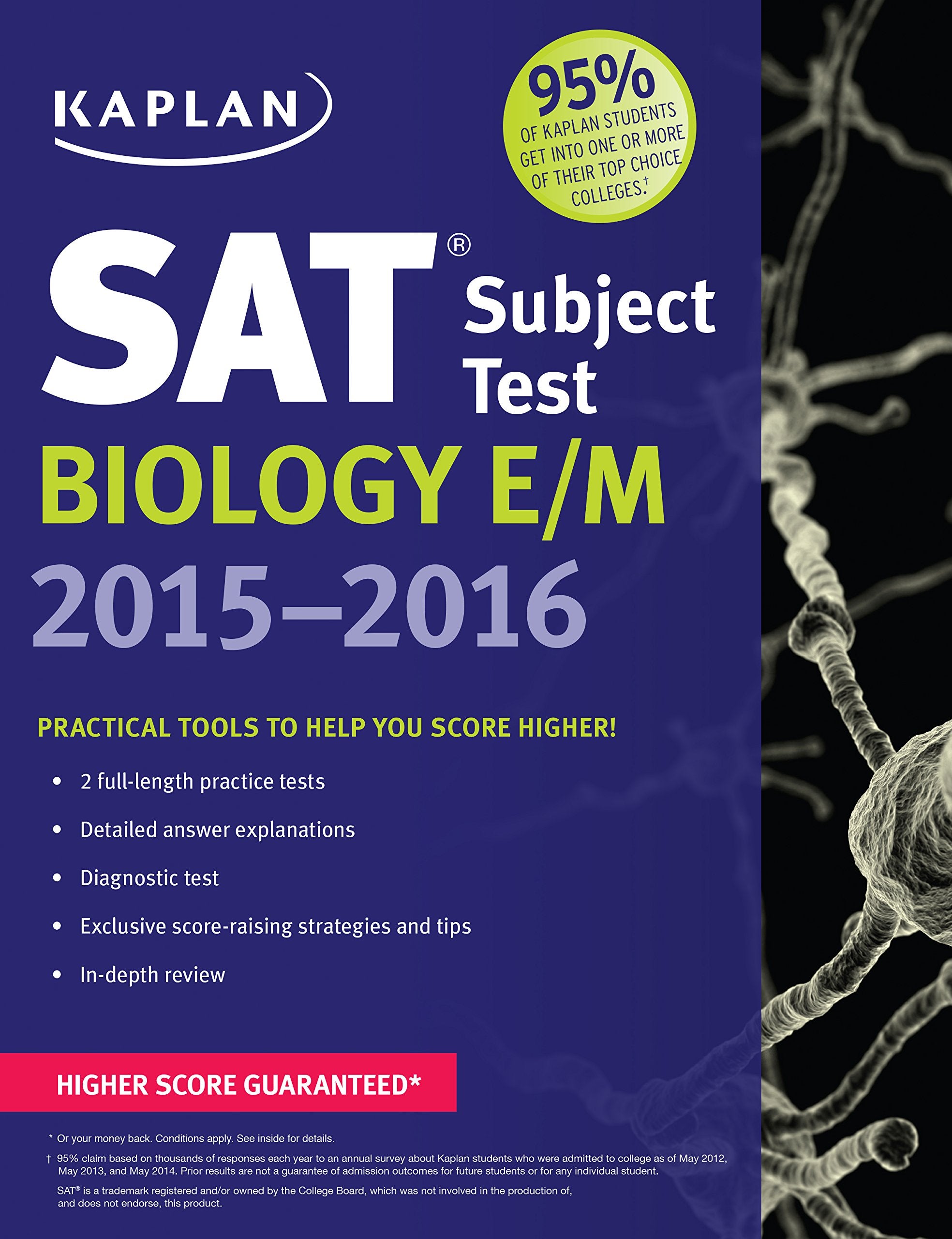 Kaplan SAT Subject Test Biology E/M 20152016 (Kaplan Test Prep),Used