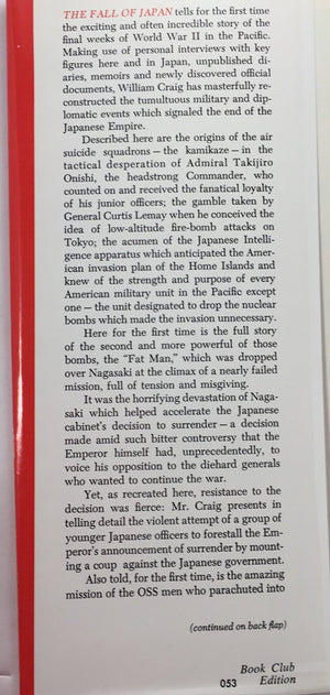 The Fall of Japan,New