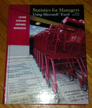 Statistics for Managers: Using Microsoft Excel,Used