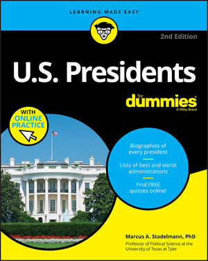 U.S. Presidents For Dummies with Online Practice, 2nd Edition,Used