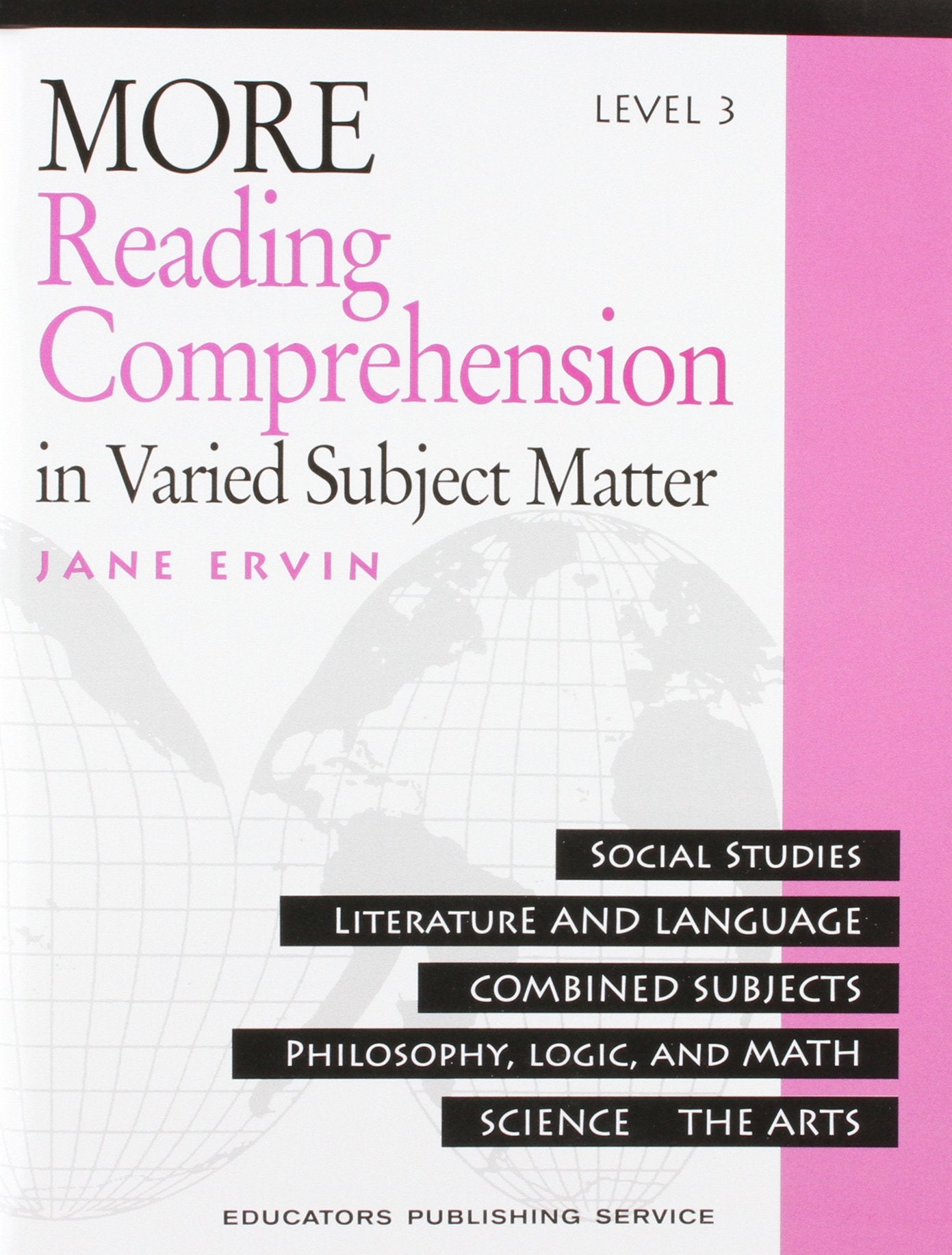 More Reading Comprehension: In Varied Subject Matter, Level 3,Used