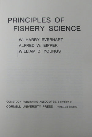 Principles of fishery science,Used