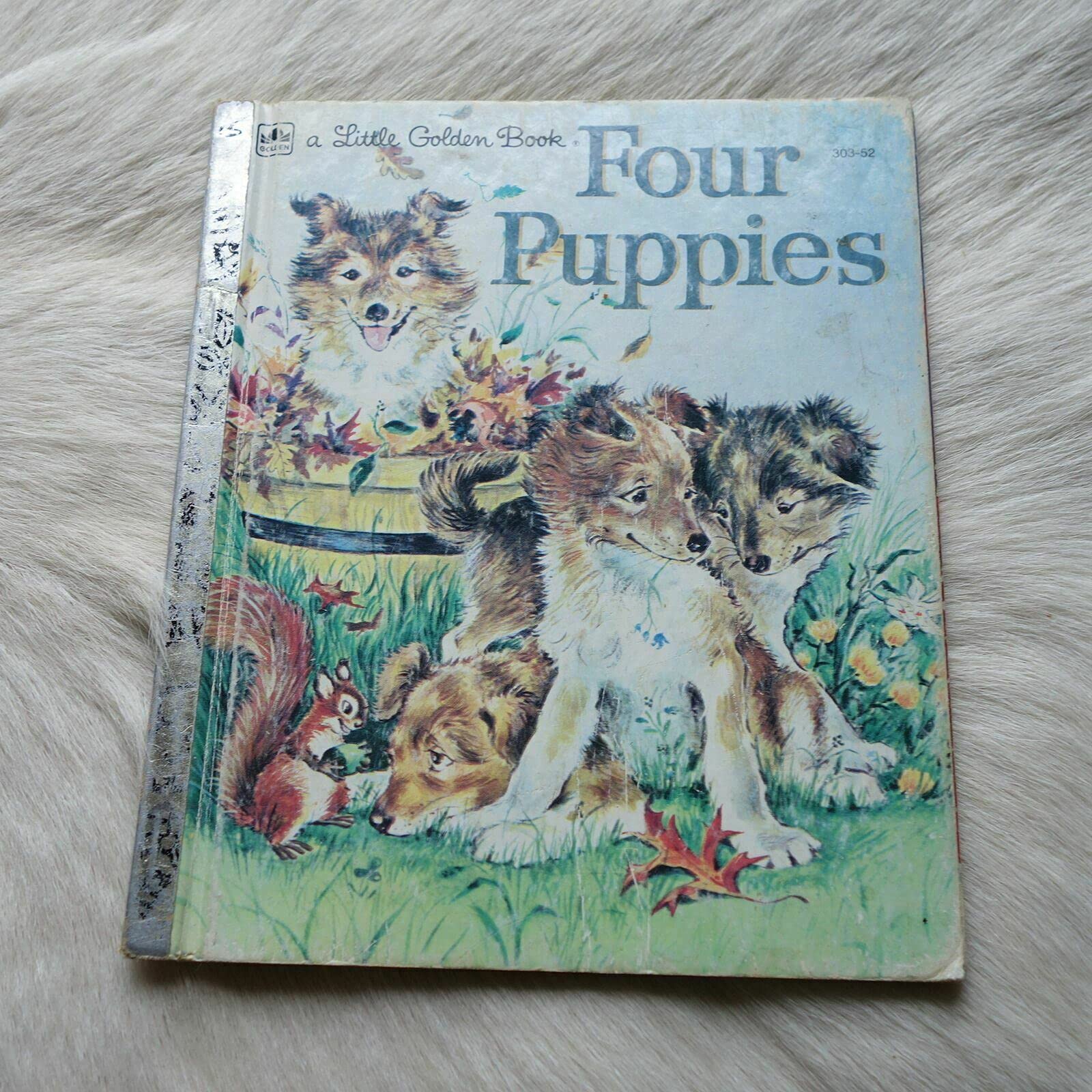 Four Puppies (A Little Golden Book),New