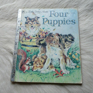 Four Puppies (A Little Golden Book),New