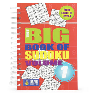 Big Book of Sudoku: Over 500 Puzzles & Solutions, Easy to Hard Puzzles for Adults (Brain Busters),Used
