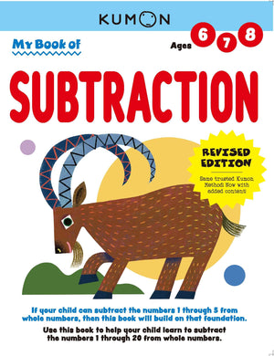 Kumon My Book of SubtractionRevised EditionSame Trusted Kumon Method Now with Added ContentAges 68,New