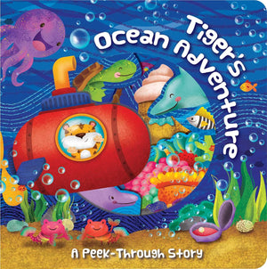 Tiger's Ocean Adventure: A PeekThrough Story,Used