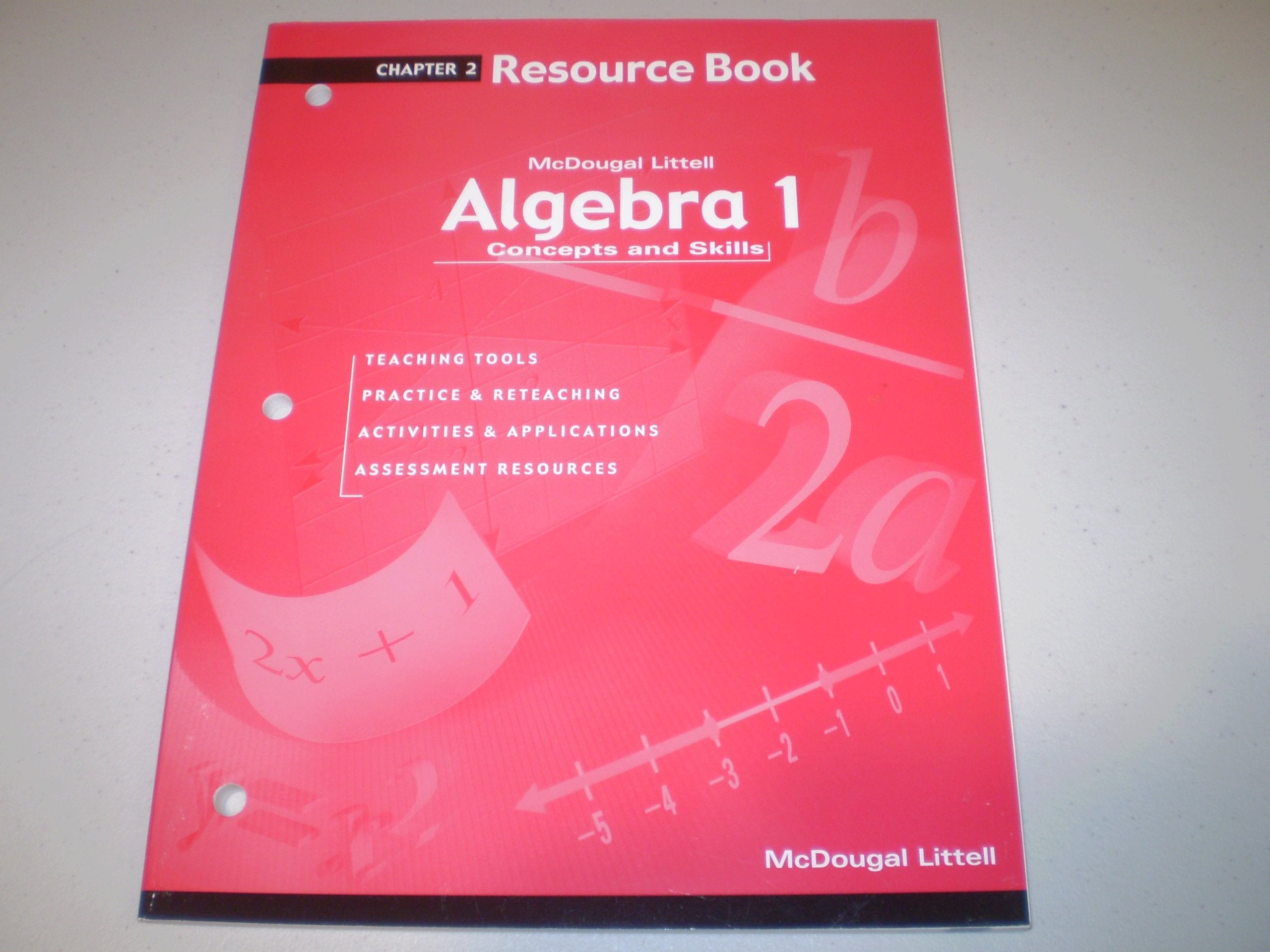 Algebra 1: Concepts and Skills: Resource Book Chapter 2,Used