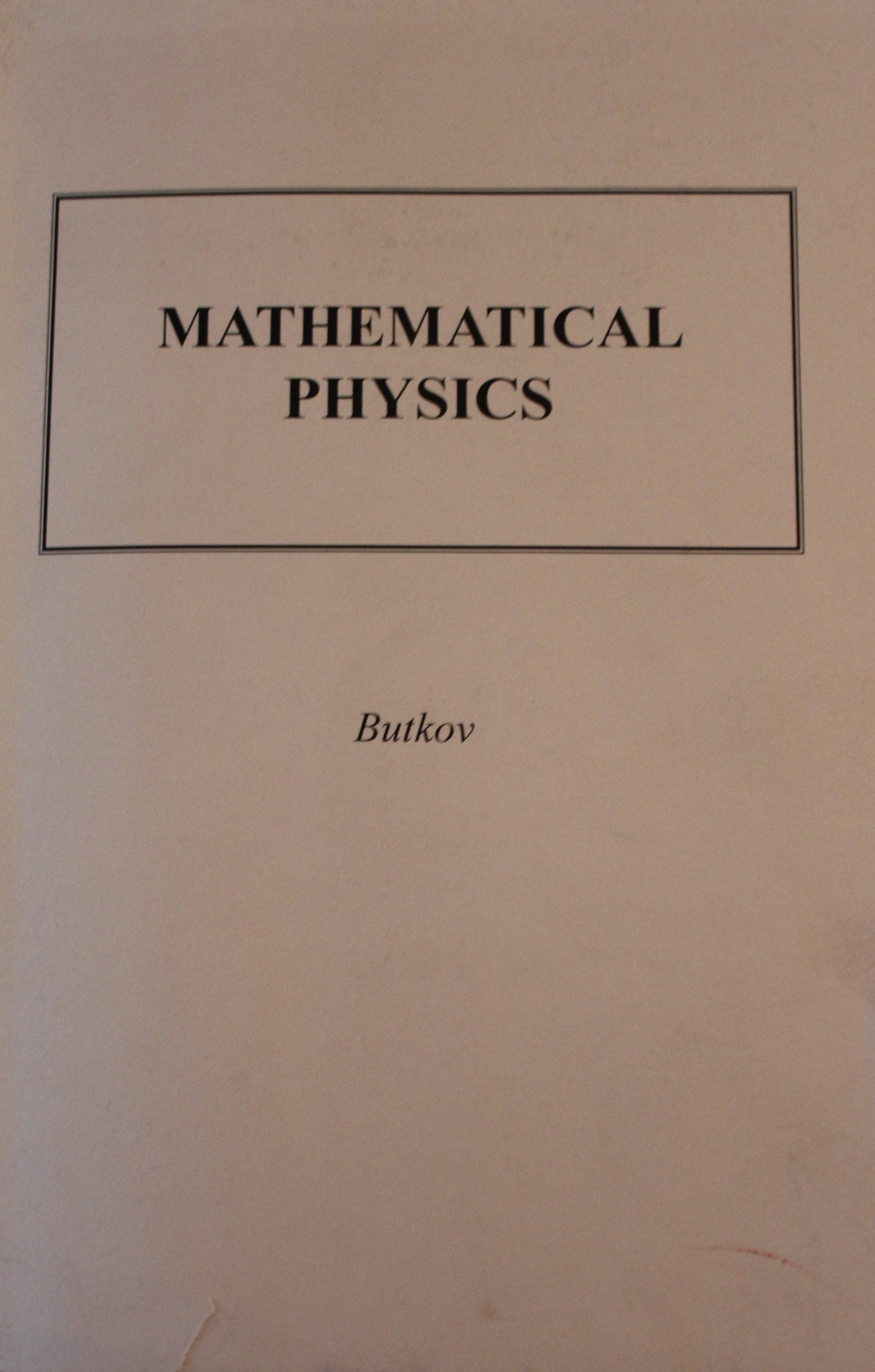 Mathematical Physics,New