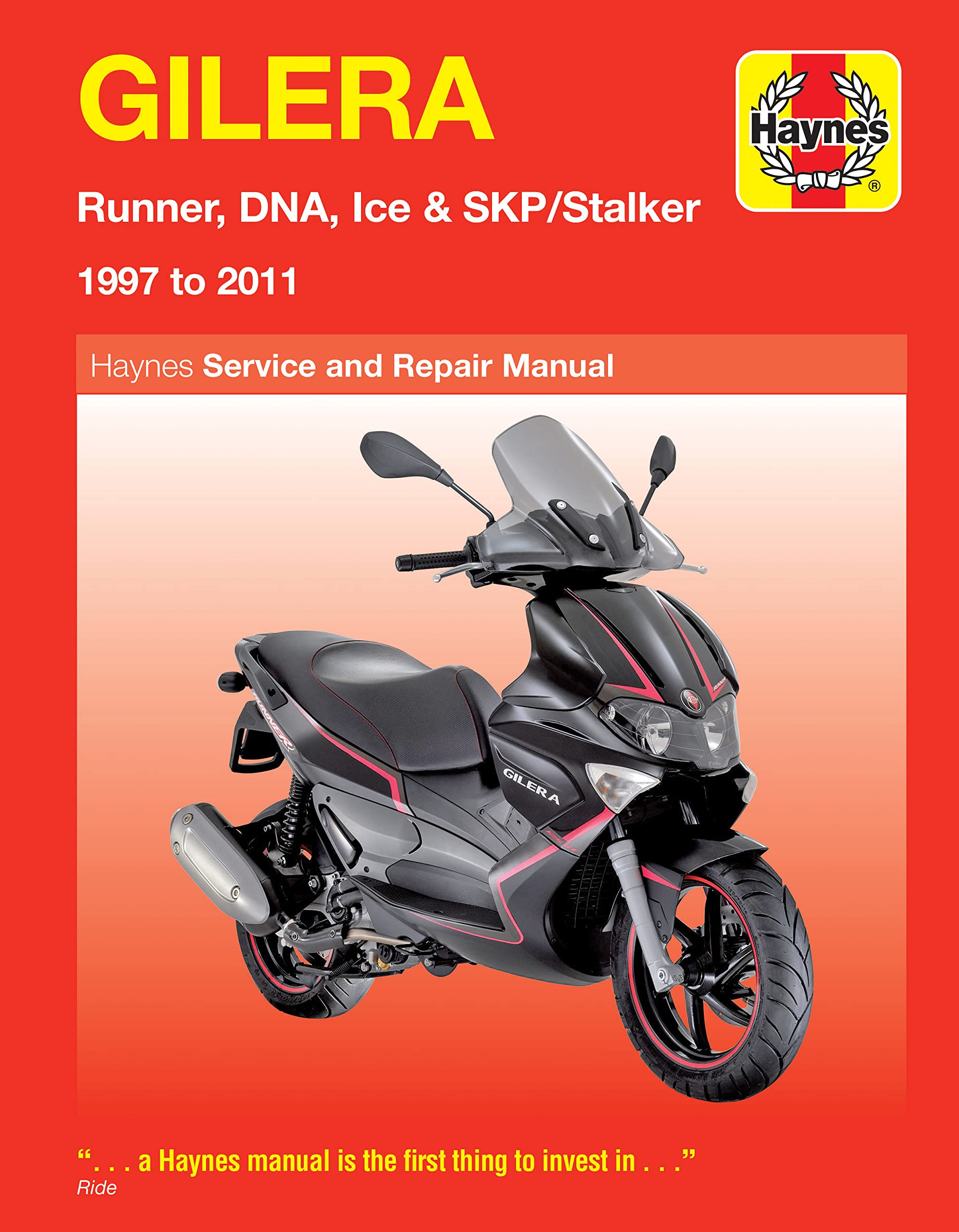Gilera Runner, DNA, Ice & SKP/Stalker (97  11) Haynes Repair Manual (Paperback),New