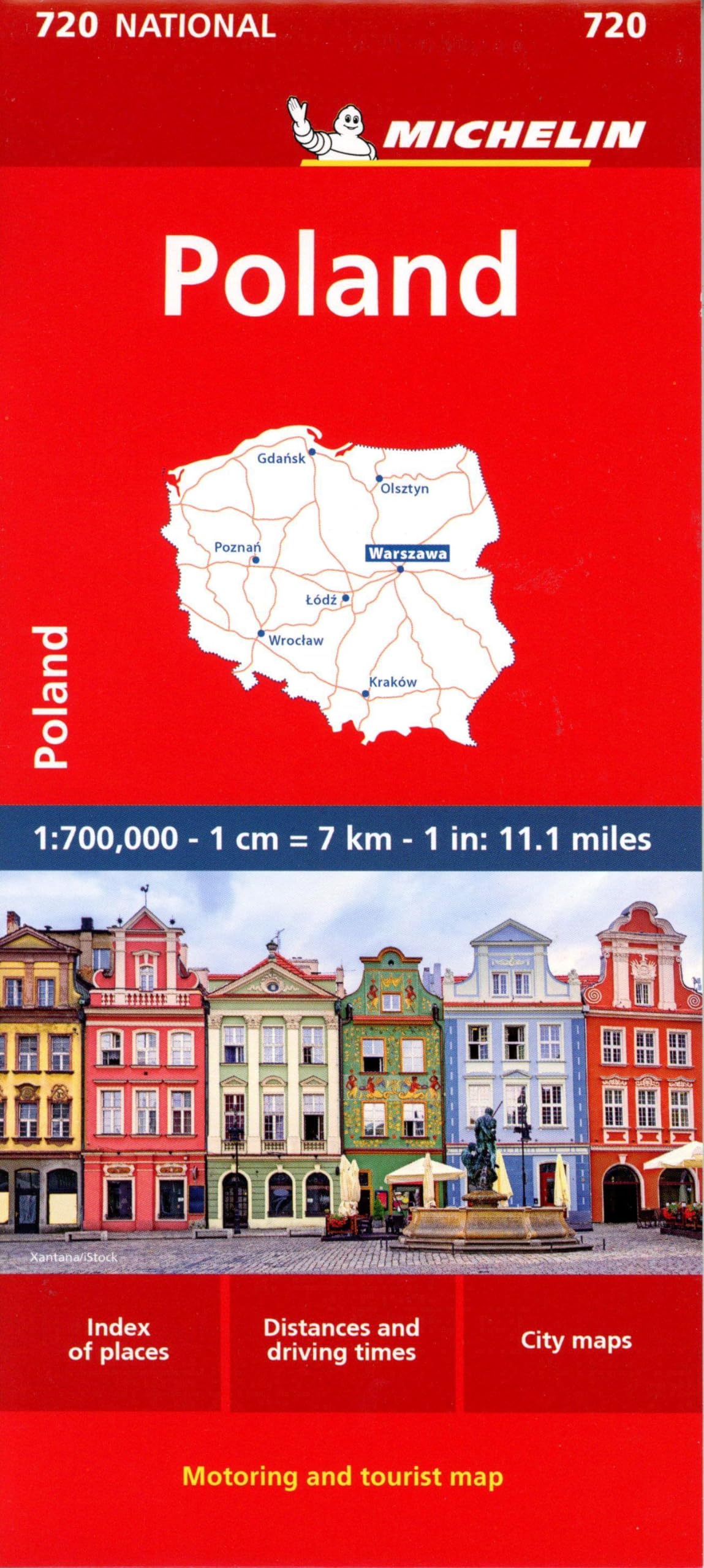 Michelin Poland Map 720 (Maps/Country (Michelin)),Used