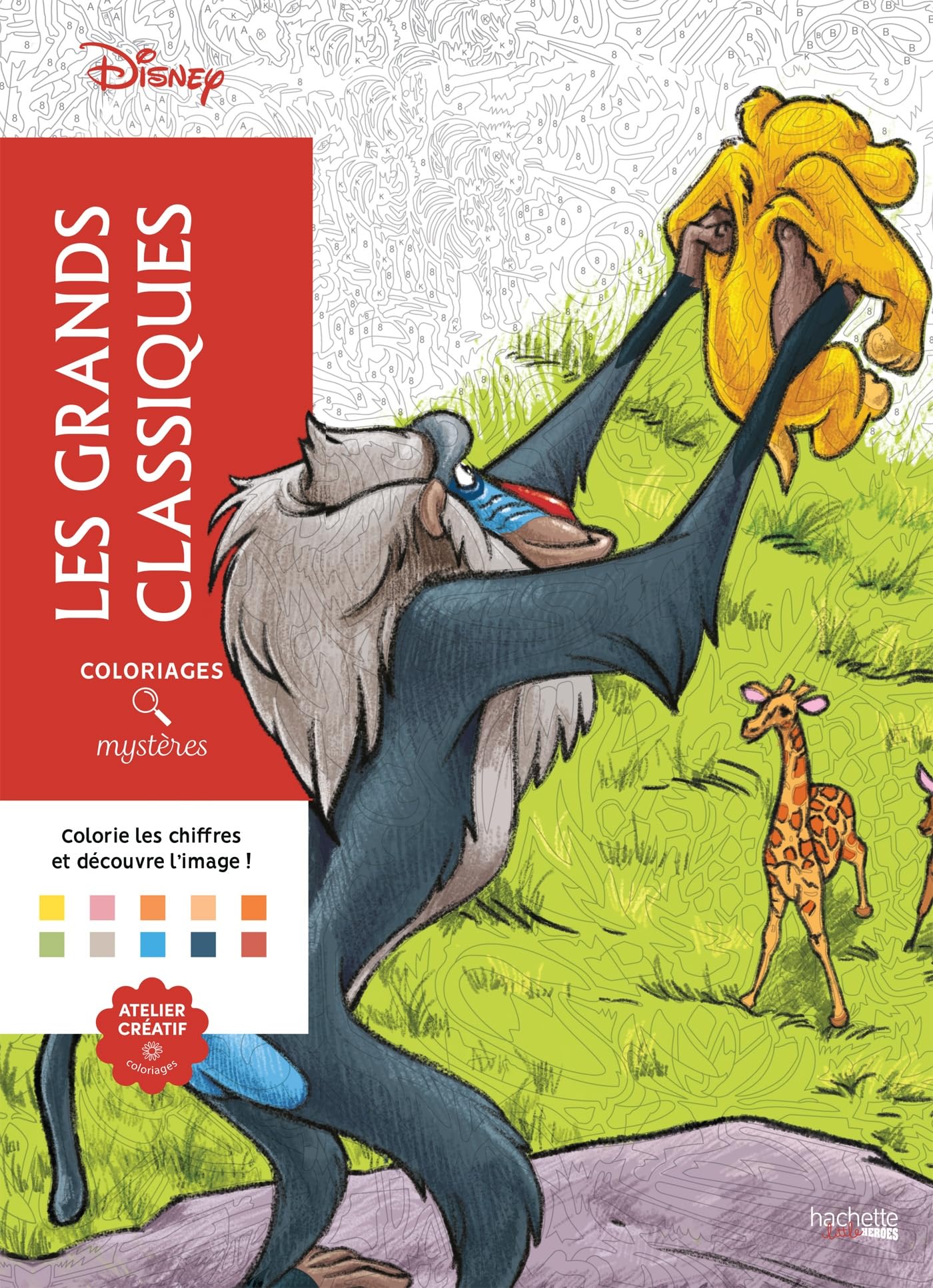 Les grands classiques Disney coloriages / mysteres  coloring book (French Edition),Used