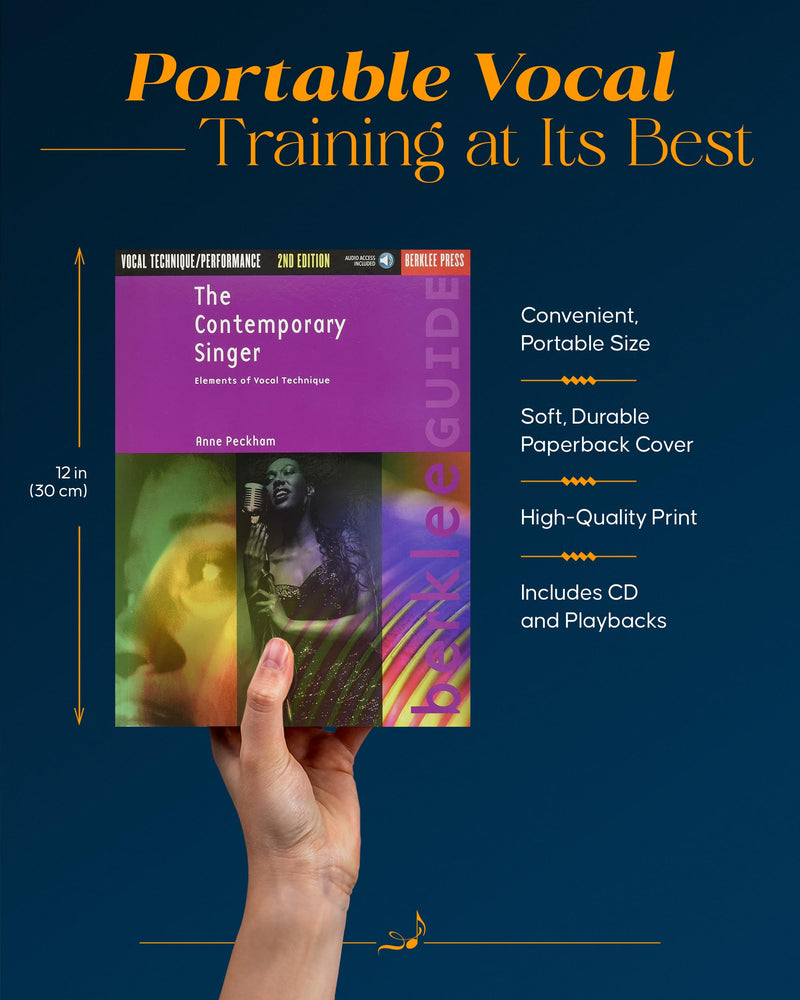 The Contemporary Singer  2nd Edition Elements of Vocal Technique Book/Online Audio (Berklee Guide),Used