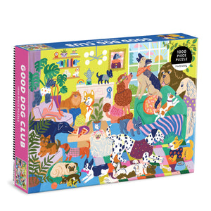 Mudpuppy Good Dog Club  1000 Piece Family Jigsaw Puzzle With Colorful And Fun Illustrations Of Dogs Having Fun For Children Age