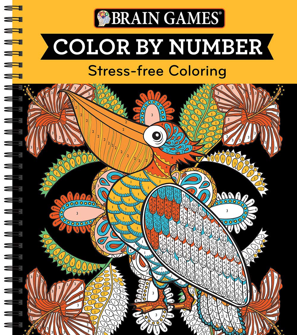Brain Games  Color By Number: Stressfree Coloring (Orange)