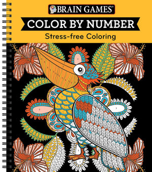 Brain Games  Color By Number: Stressfree Coloring (Orange)
