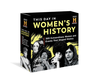 2022 History Channel This Day In Women'S History Boxed Calendar: 365 Extraordinary Women And Events That Shaped History (Daily C,New