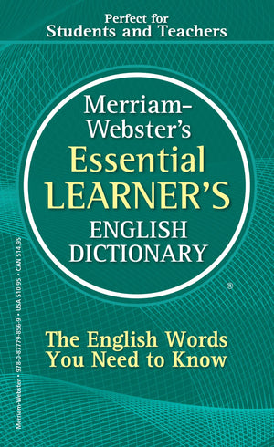 Merriamwebster'S Essential Learner'S English Dictionary, Newest Edition, Massmarket Paperback (English, Spanish And Multilingu