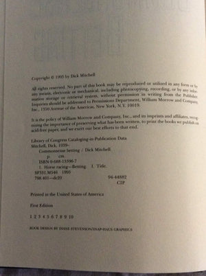 Commonsense Betting,New