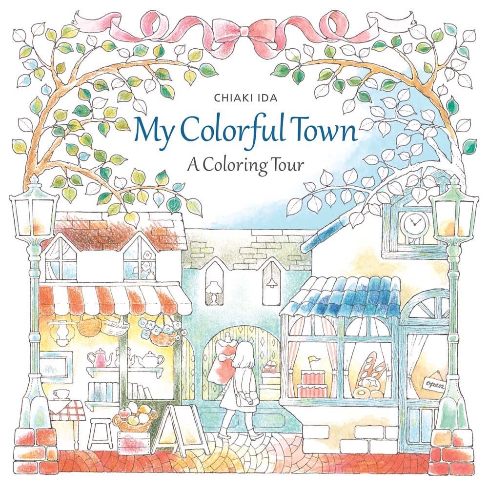 My Colorful Town: A Coloring Tour,Used