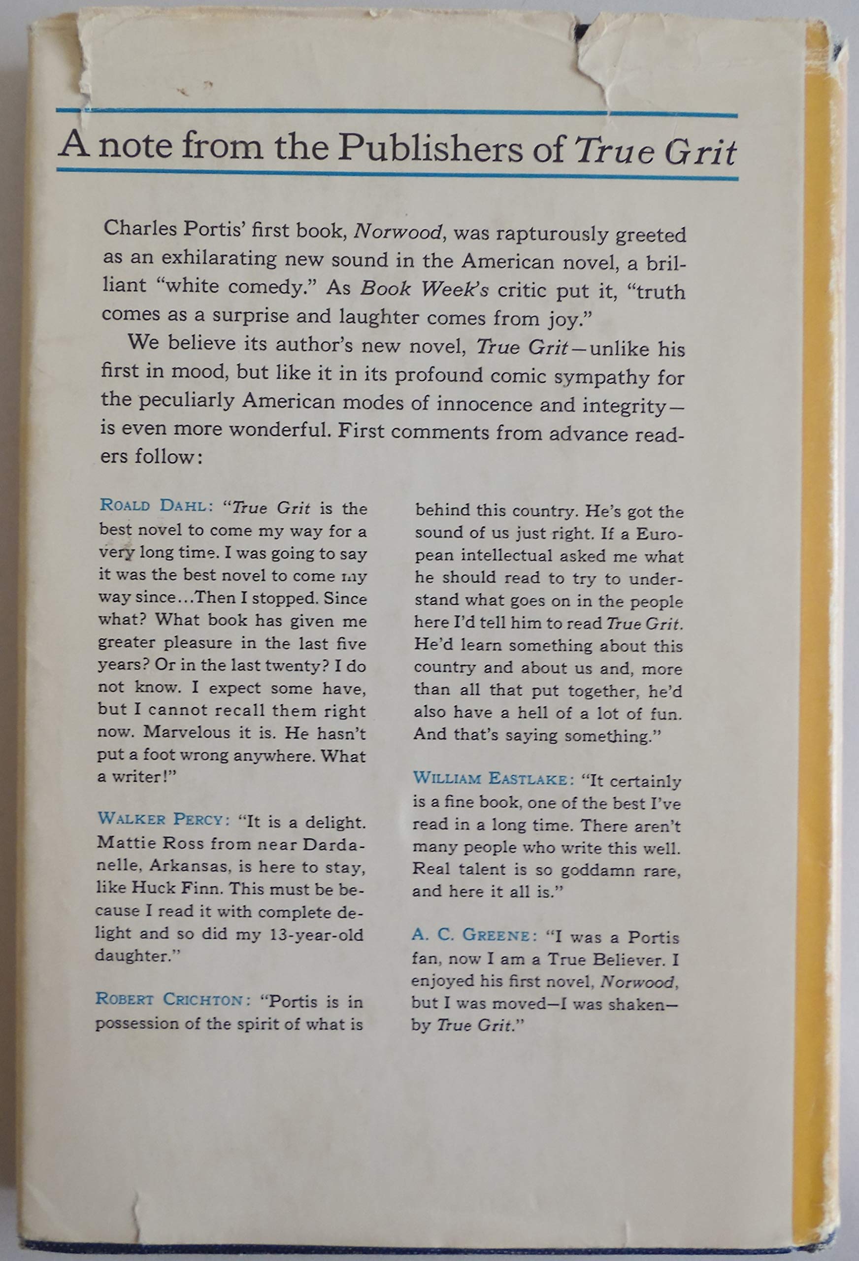 True Grit: A Novel,New