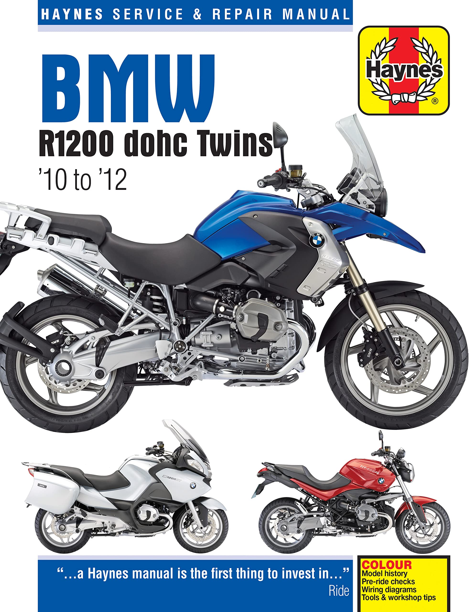 BMW R1200 dohc (10  12) Haynes Repair Manual (Paperback),Used
