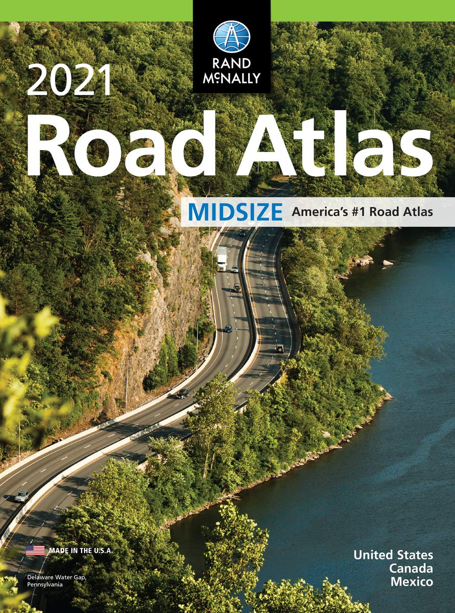 Rand McNally 2021 Midsize Road Atlas (Rand McNally Road Atlas),Used