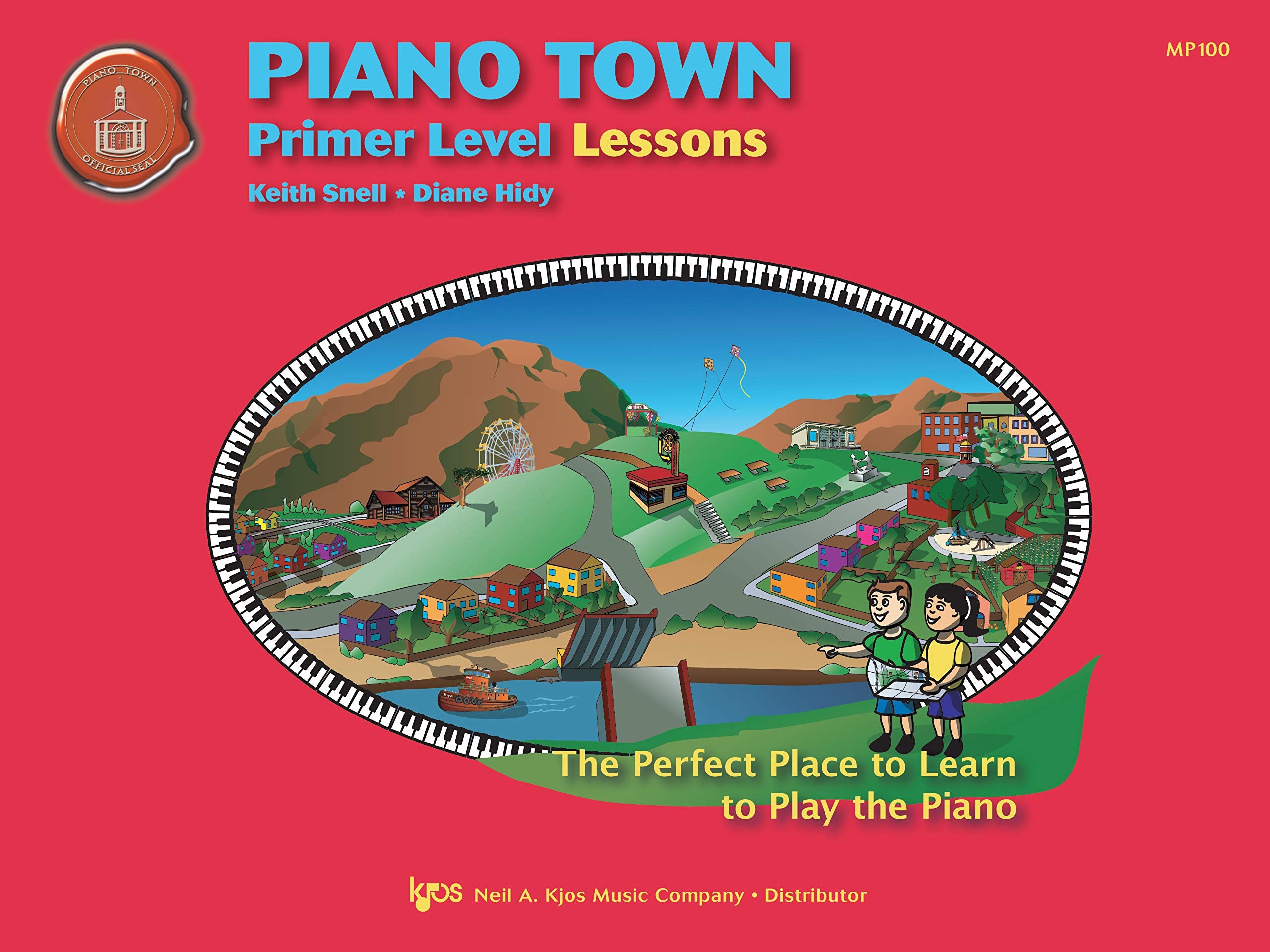 MP100  Piano Town  Lessons  Primer Level,Used