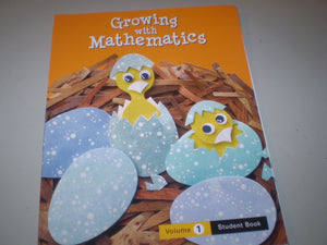 Growing with Math, Grade 1, Student Book 1,Used