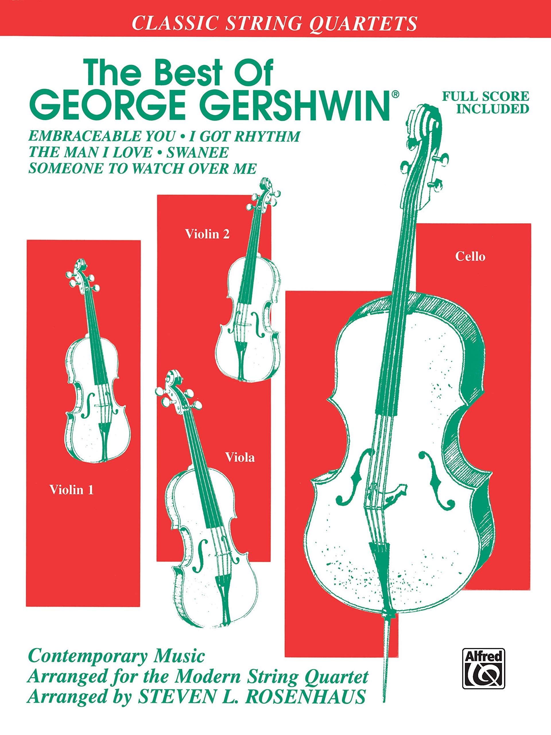 The Best of George Gershwin: Full Score & Parts (Classic String Quartets),Used