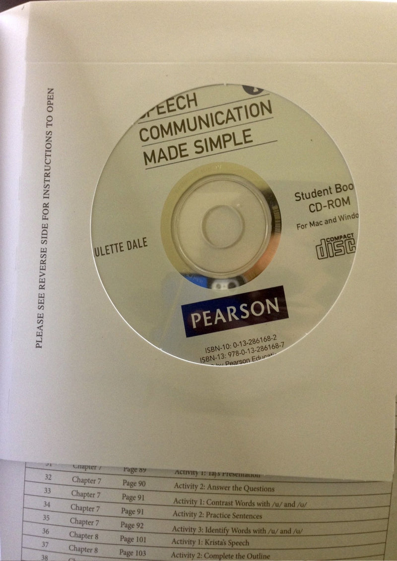 Speech Communication Made Simple 1 (with Audio CD),Used