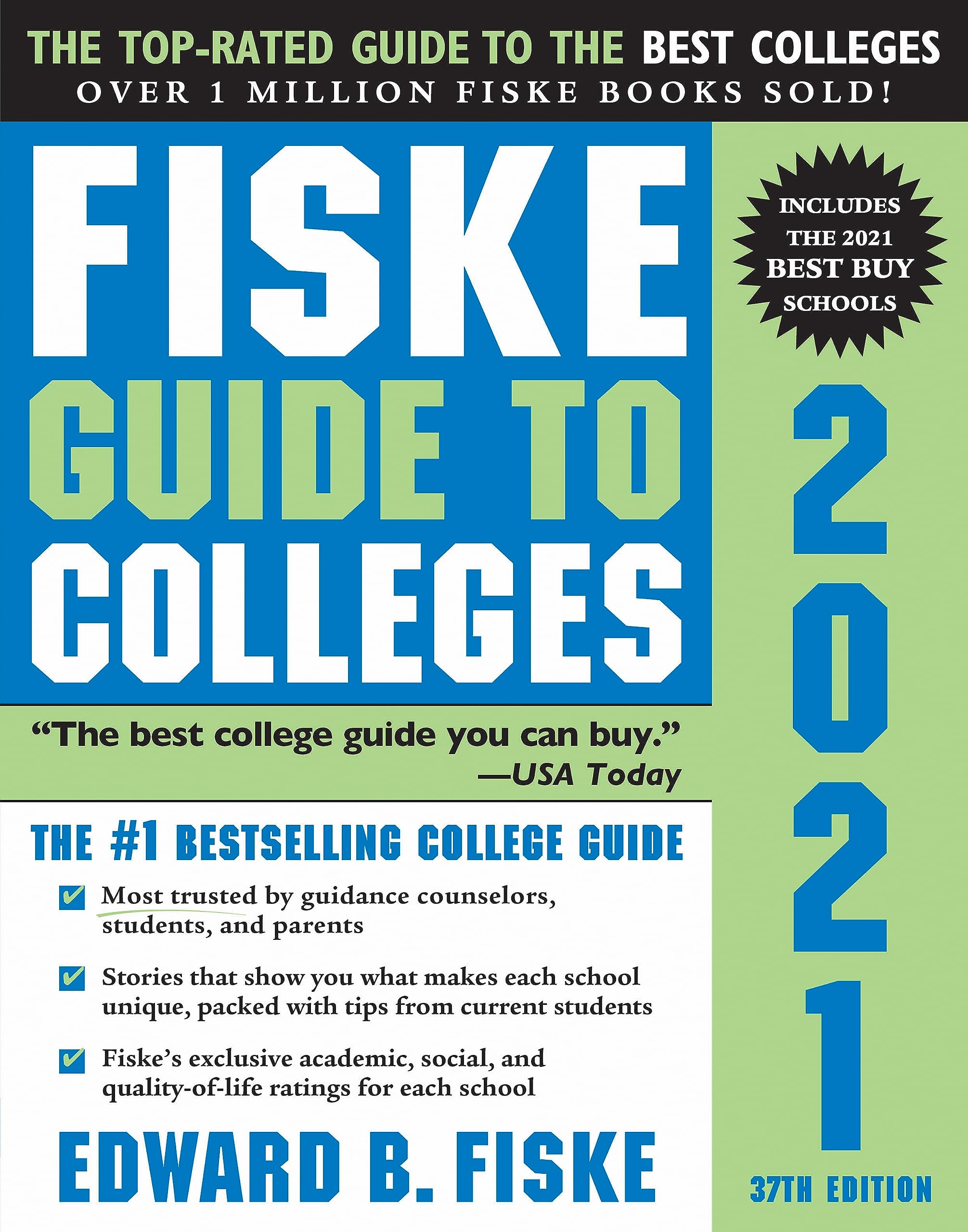 Fiske Guide to Colleges 2021,Used