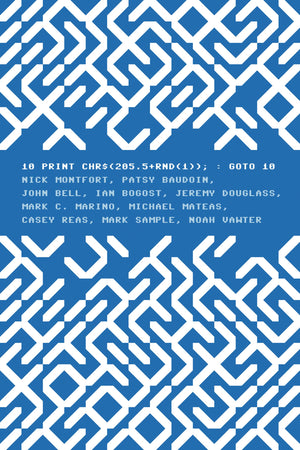 10 Print Chr$(205.5+Rnd(1)); : Goto 10 (Software Studies)