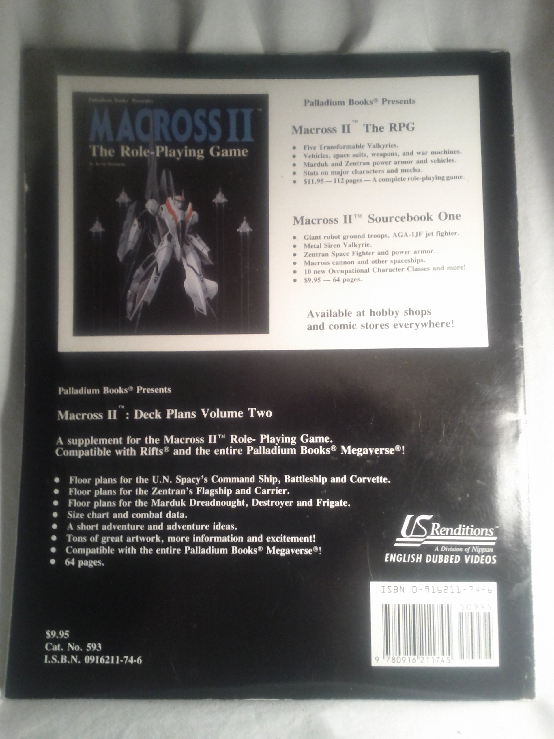 Macross Ii: Spacecraft And Deck Plans Volume Two