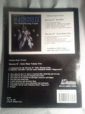 Macross Ii: Spacecraft And Deck Plans Volume Two