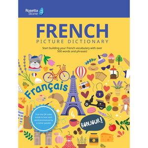 Rosetta Stone French Picture Dictionary, French Dictionary to Learn French Vocabulary and Phrases, Dictionary for Kids and Adult,Used