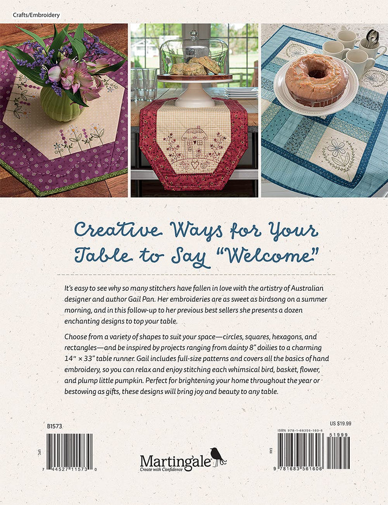 Tabletop Stitchery: Set Your Table with 12 Inviting Embroidery and Patchwork Patterns,Used