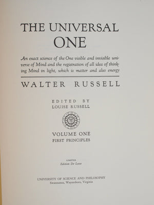 The Universal One,New