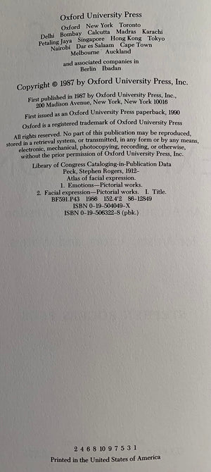 Atlas Of Facial Expression,Used